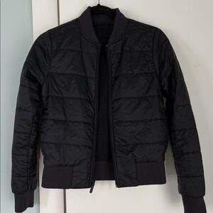 Lululemon Athletica Black Puffer Jacket